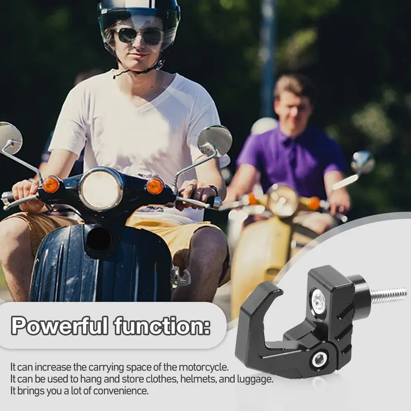 Foldable Helmets Rack Scooter Helmets Hook Clothes Scooter Hangers Alloy Clothes Rack Motorcycle Modification Supplies