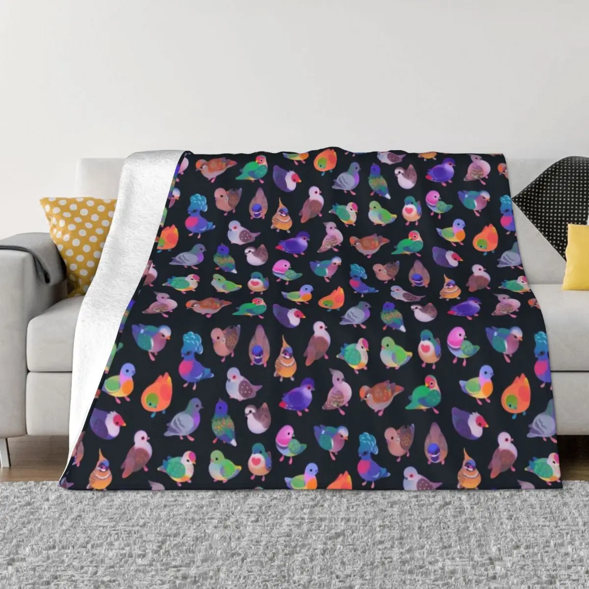 

Wild pigeon Throw Blanket sofa Decorative Bed Blankets Thin Blanket