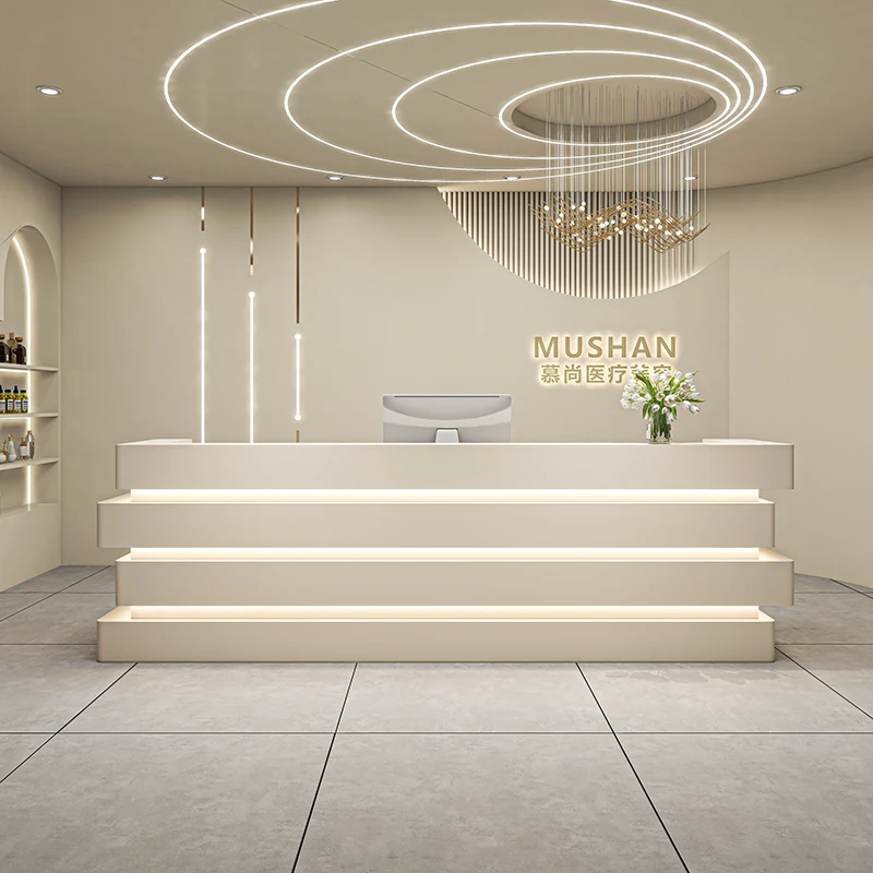 Grocery Office Reception Desks ConferenceBakery White Front Reception Desks Cash Console Pulpito Para Igreja Furniture Office