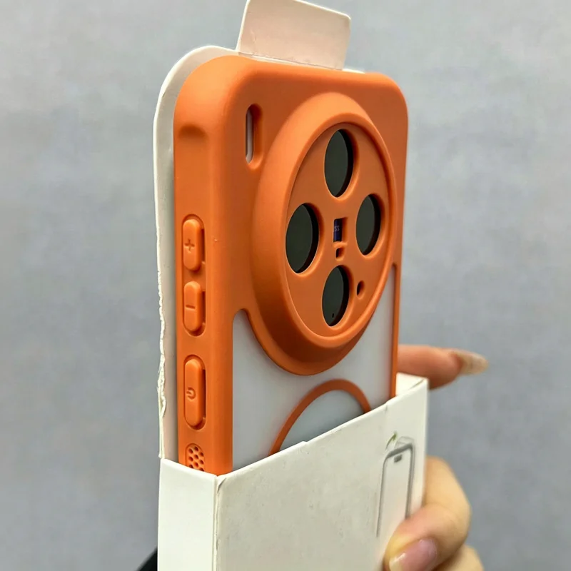 Luxury Fluorescent Magnetic Case with Heat Dissipation and Wireless Charging Compatibility