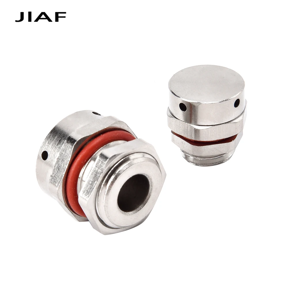 1PCS With Nut Metal Waterproof Vent Plug M5 M8 M10 M12 M16 M18 M20 Nickel Plated Brass Screw In Protective Breathers Vent Valves
