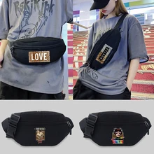 

Women Chest Messenger Bags Men Shoulder Crossbody Bag Travel Waist Bag Leopard Series Pattern Outdoor Sports Waist Storage Bag