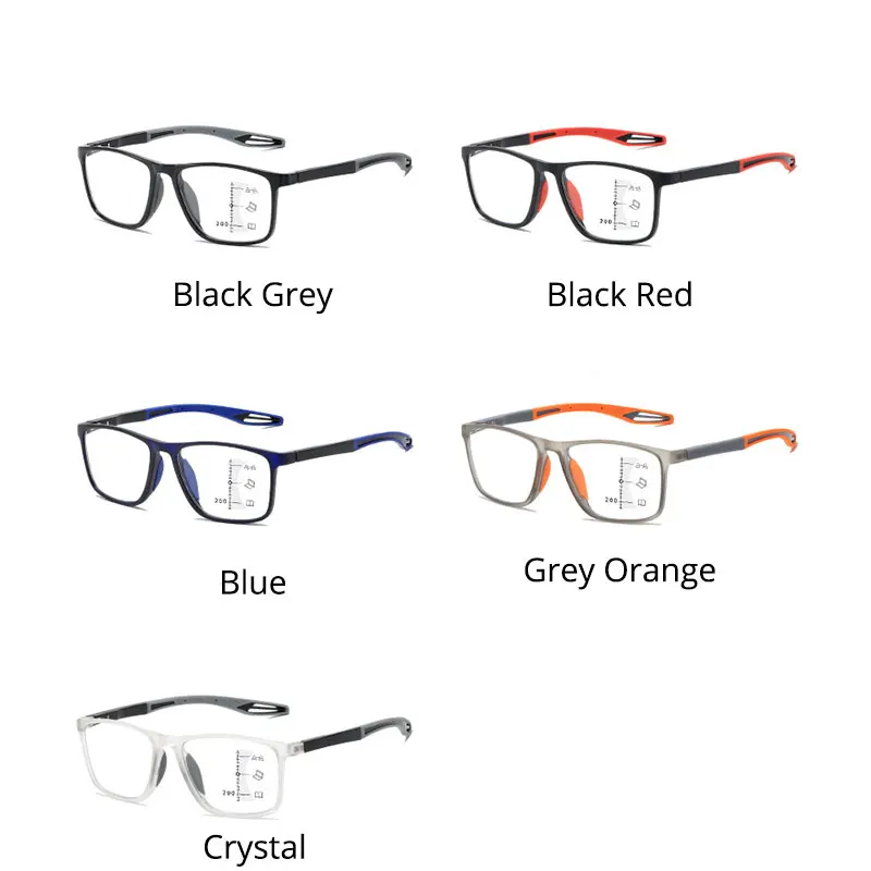 Occhiali da lettura progressivi multifocali da donna uomo le aste