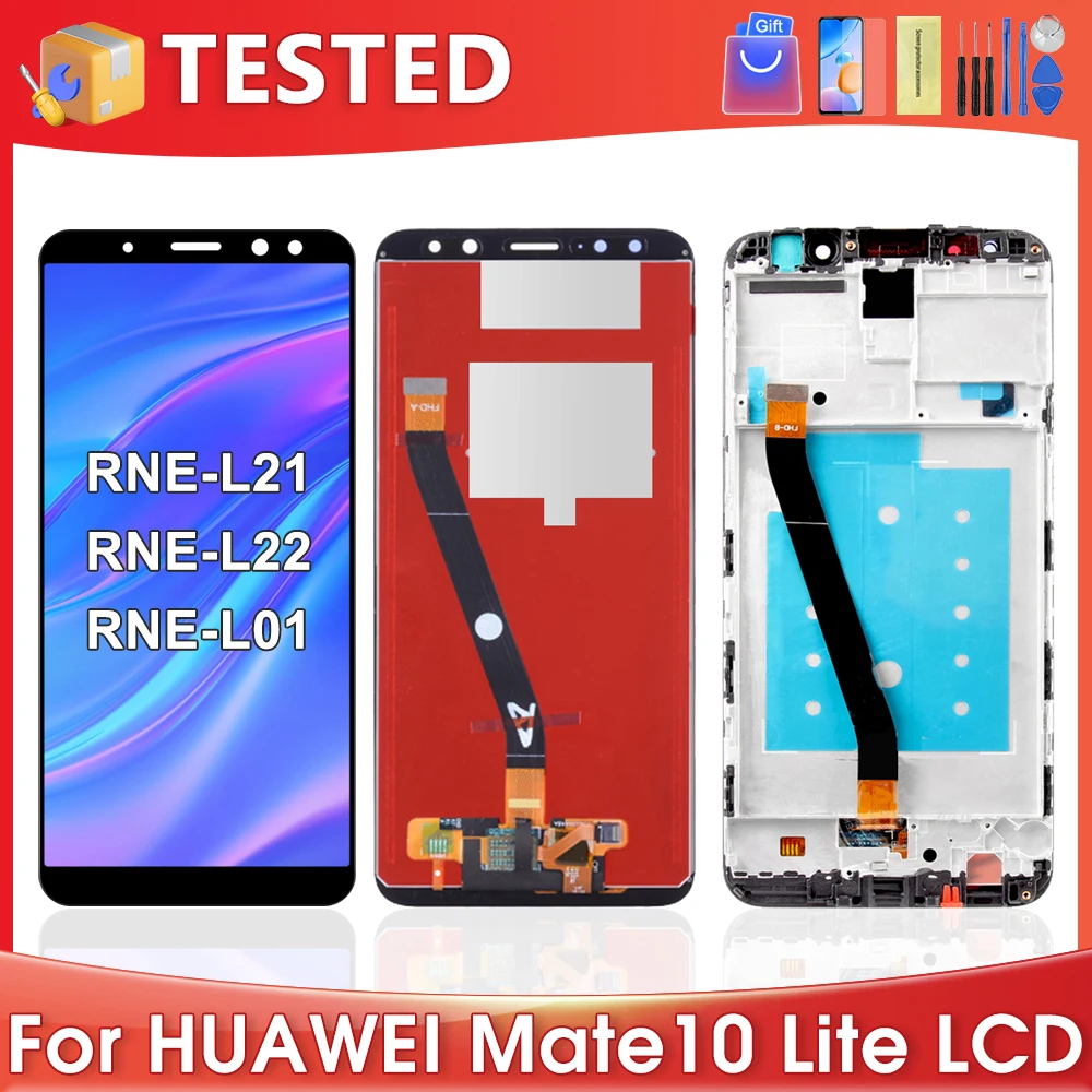 

5.9''For HUAWEI Mate 10 Lite For Nova 2i RNE-L21 L22 L01 L02 LCD Display Touch Screen Digitizer Assembly Replacement