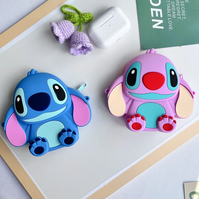 Disney Cute Cartoon Stitch zaino in Silicone portamonete borsa per carte  ragazza Cute Mini borsa in Silicone regalo di natale borsa per bambini -  AliExpress