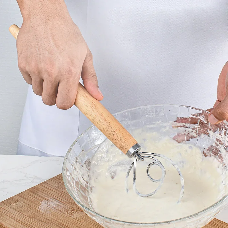Dough Mixer Cake Mixer Baking Tools Pastry and Pastry Accessories Manual Butter Kitchen Items Non Stick Cream Flour Dough Egg Beater Bakery
