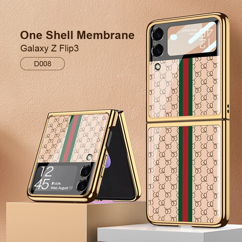 silicone cover with s pen Pu Leather hand Strap Anti-fall Phone Case for Samsung Galaxy Z Flip 3 5G SM-F711B Protection Back Cover with Lanyard cute samsung cases