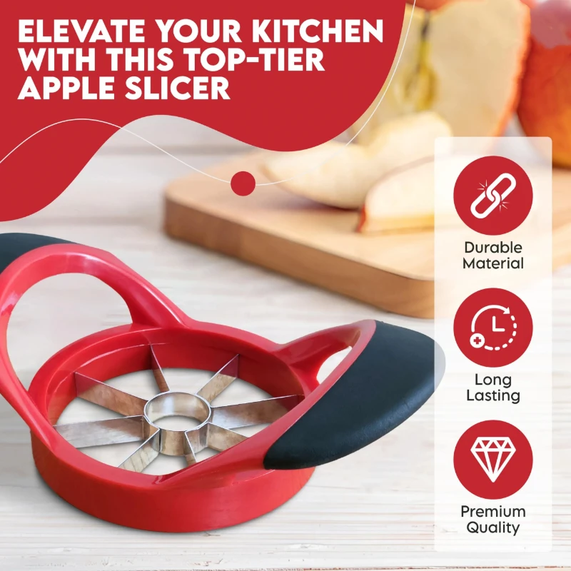 Stainless Steel Fast Apple Potato Onion & Vegetable Cutter Home Kitchen Tool for Core Removal Plastic Slicer Good kitchen helper