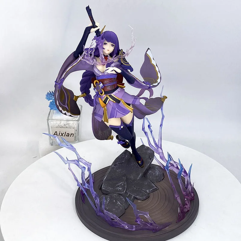 Genshin Impact Anime Figure Keqing PVC Action Figure Kamisato Ayaka Mona  Figurine Collection Model Doll Child Kid Gifts