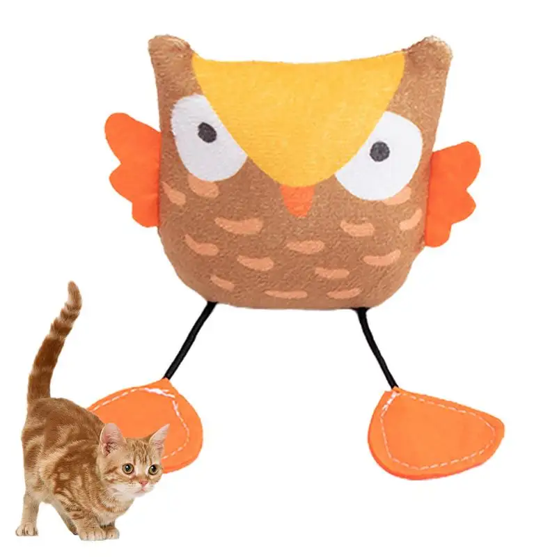 

Cat Teething Chew Toys Plush Cartoon Shape Cat Kicker Toy Kitten Chew Toys For Cat Lovers Cat Accessories Cat Toys For Indoor