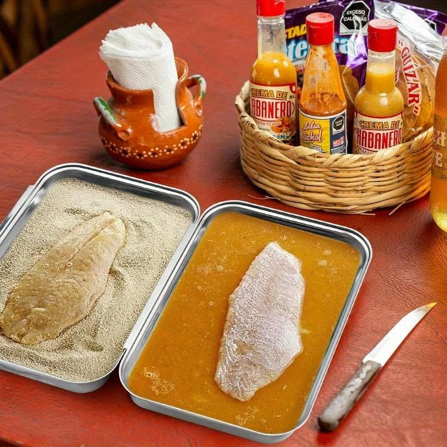 Stainless Steel Breading Trays 5