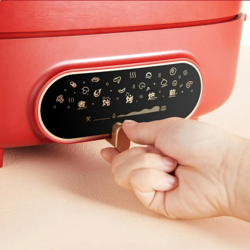 SUPOR 220V Electric Hotpot Multi-Purpose Cooker 4.5L Split Removable & Washable Multi-Purpose Barbecue Grill Pan 6
