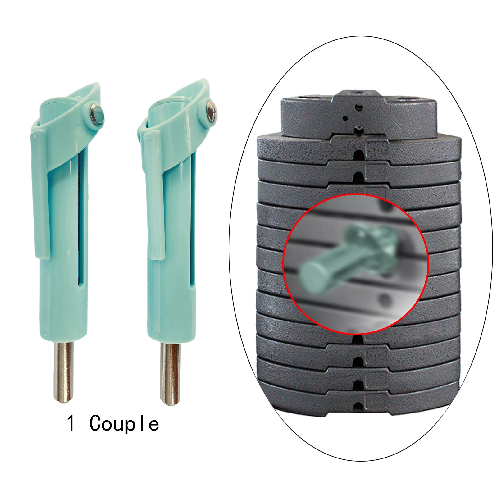 2x Weight Stack Pin Gym Equipment Weight Loading Pin Universal Portable Multifunction Accessories Weight Stack Replacement 6