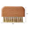 Bristle Nail Brush Solid Wood Gentle Cleaning Tool Removes Stains Convenient Nail Cleaning Brush for Hands Nails 6