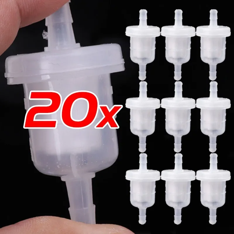 1~20PCS Motorcycle Fuel Filter Gasoline Gas Oil 110/125/150/175/200 Engine for Auto Scooter Scooter Dirt Bike ATV Fuel Filters