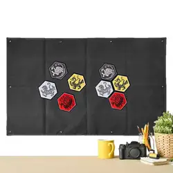 Pin Board Display Heavy Duty Nylon Stable Patch Holder Foldable Wall Organizing Supplies Easy Installation Portable Display