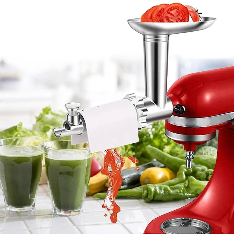 54HE Backpacking Stove  Grinder Sausage Stuffer Tomato Juice Ketchup Cook Mincer Attachment for Stand Mixer Kitchen Tool
