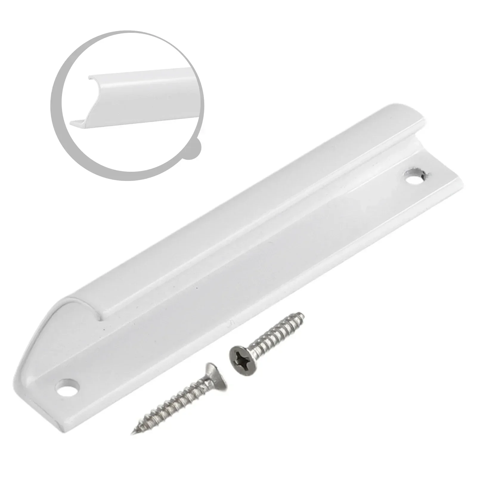 1pc Aluminum Alloy Door Handle V-shaped Small Handles Solid Wood Sliding Door High-strength Handle For Cabinet Balcony Gate