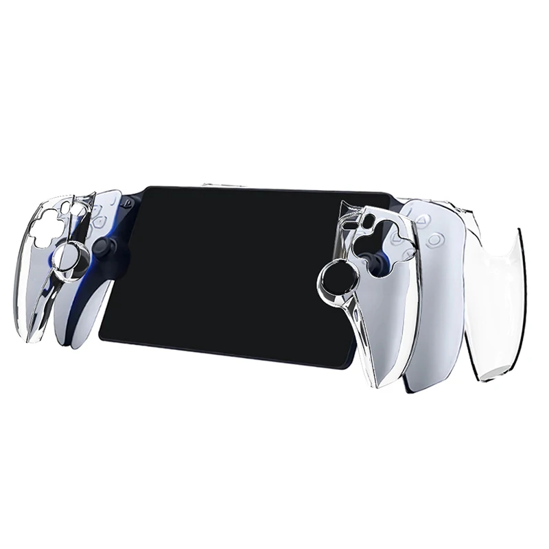 

Прозрачный прозрачный бриллиантовый чехол для игровой консоли PlayStation port, Защитная жесткая оболочка, оболочка