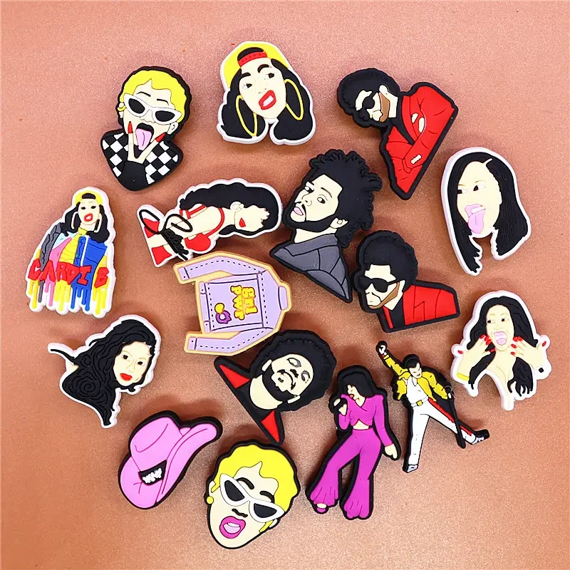 1 Piece Hip Hop Designer Shoe Clip Charm - Selena Style Décor Accessory