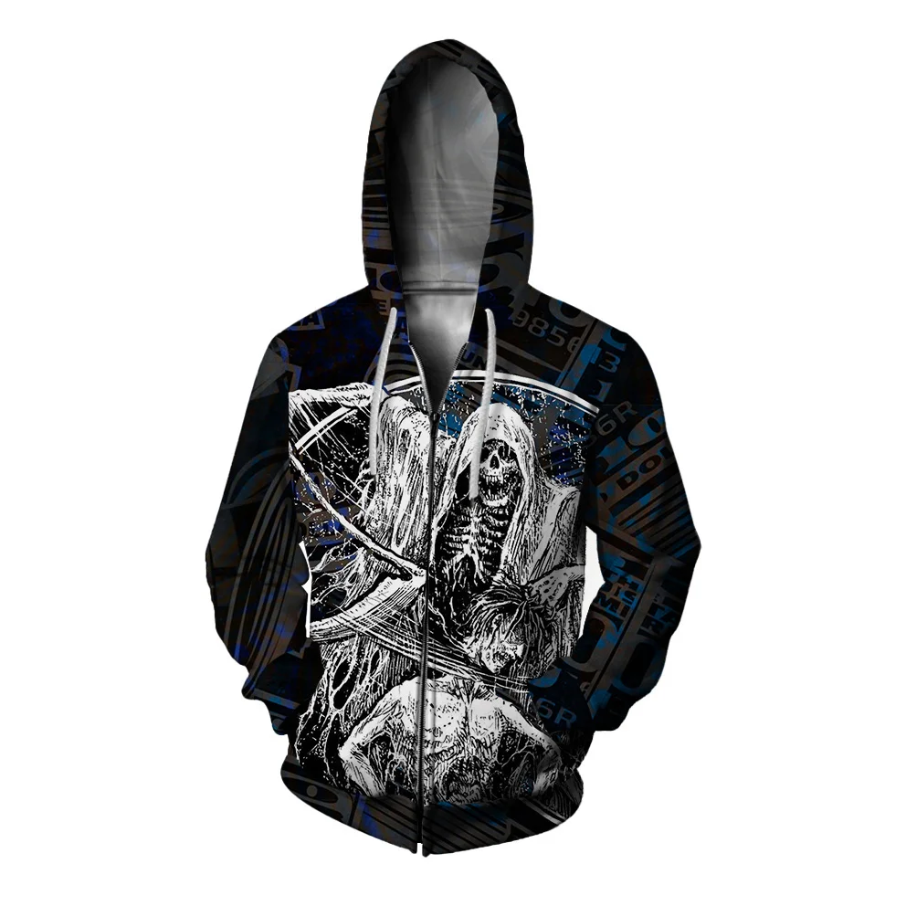 thumbnail image 1 of Sudadera con capucha para hombre cómoda y elegante Sudadera con capucha para hombre moderna y versátil Nueva sudadera con capucha y sudaderas Sudadera con capucha estampada personalizada con cremaller, 1 of 5