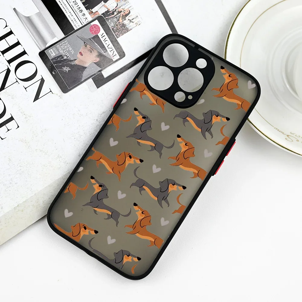 Cute Dachshund Bulldog Phone Case for iPhone 17 16 12 13 14 thumbnail 11
