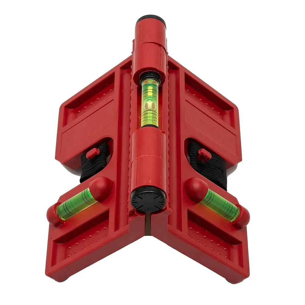 Level Fence Pipe Magnetic Adjustable Post Level With Elastic Band Strap Horizontal Vertical for Metal Pipes Posts Attachment tile leveling device