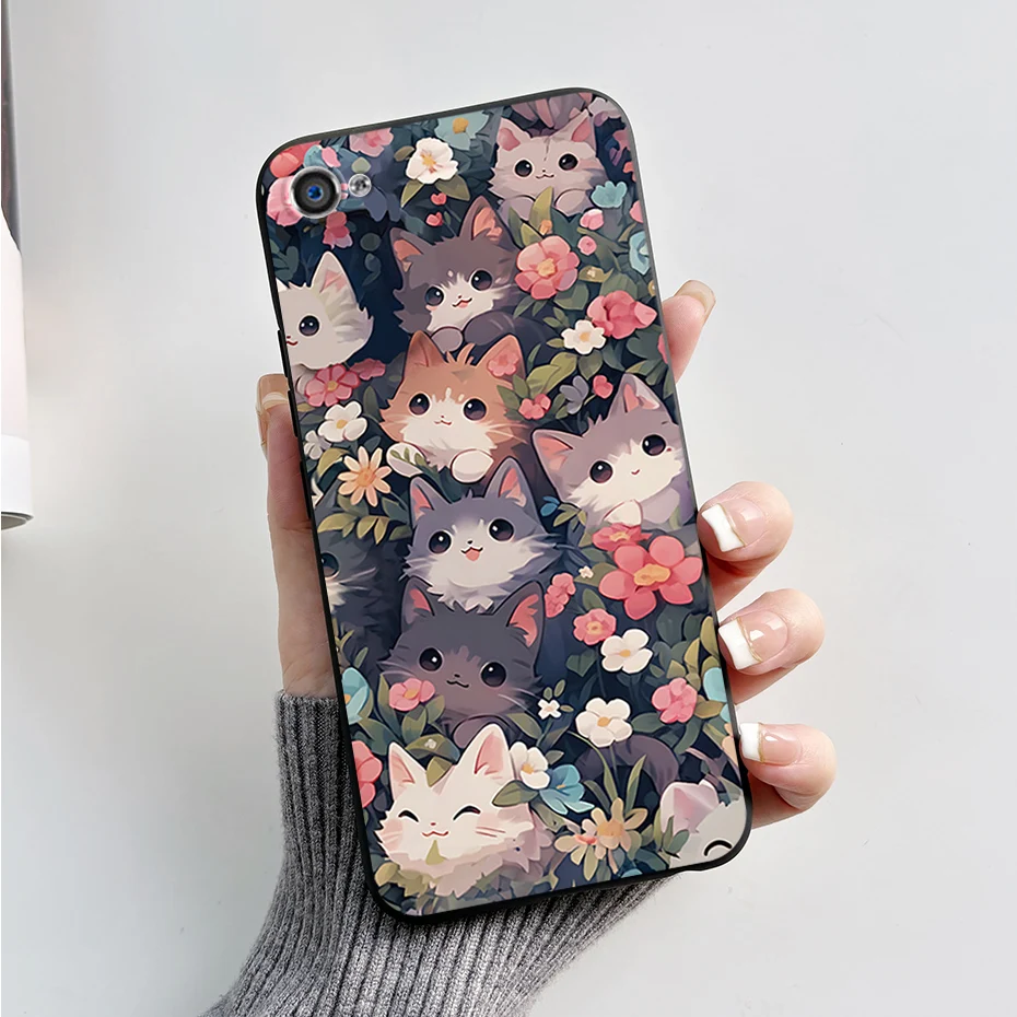 Hülle für iPhone 4, 4S Hülle, stilvolles Muster, schwarz, weiche Silikon-Schutzhülle für Apple iPhone 4, 4S, iPhone 4, iPhone 4S, Handyhüllen – Detail 14