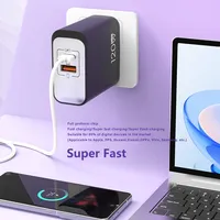 120W GaN USB C QC 3.0 Fast Charger Quick Charging PD Charger EU US UK Wall Power Adapter For iPhone Samsung Xiaomi Huawei iPad﻿﻿ 3