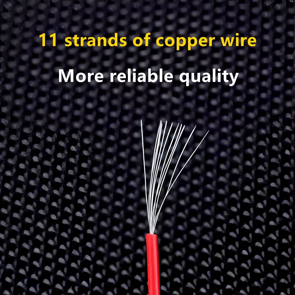 24AWG wire electronic wire connecting wire red black jumper 1007 double ended tinned 8cm 10cm 15cm 20cm 100pcs