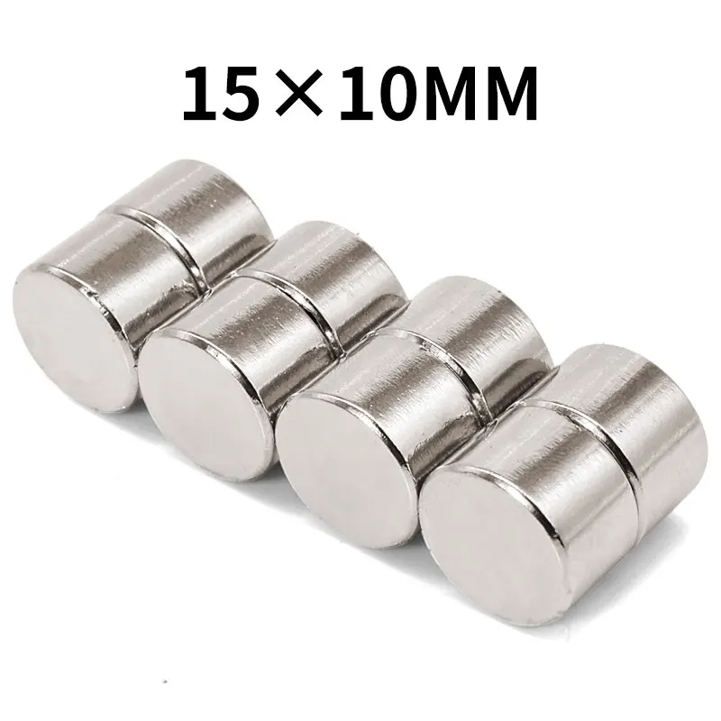 네오디뮴 자석 원형 자석 패치, 강한 소형 자석, 고강도 15x10mm, 15x10mm, 5 개