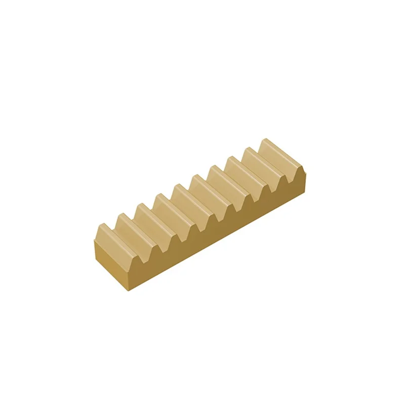 50PCS 3743 기어 랙 1x4 기술 MOC DIY 빌딩 블록 호환 하이테크 선물용 벽돌 장난감