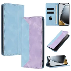 Luxury RFID Blocking Wallet Phone Case with Strap - Premium Protective Bag and Book Cover - Motorola Edge (2025) (PURPLE)