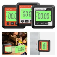 Digital Angle Protractor Inclinometer Magnetic Goniometer Angle Gauge Level Angle Finder Angle Cube Level Box Measuring Tools 1