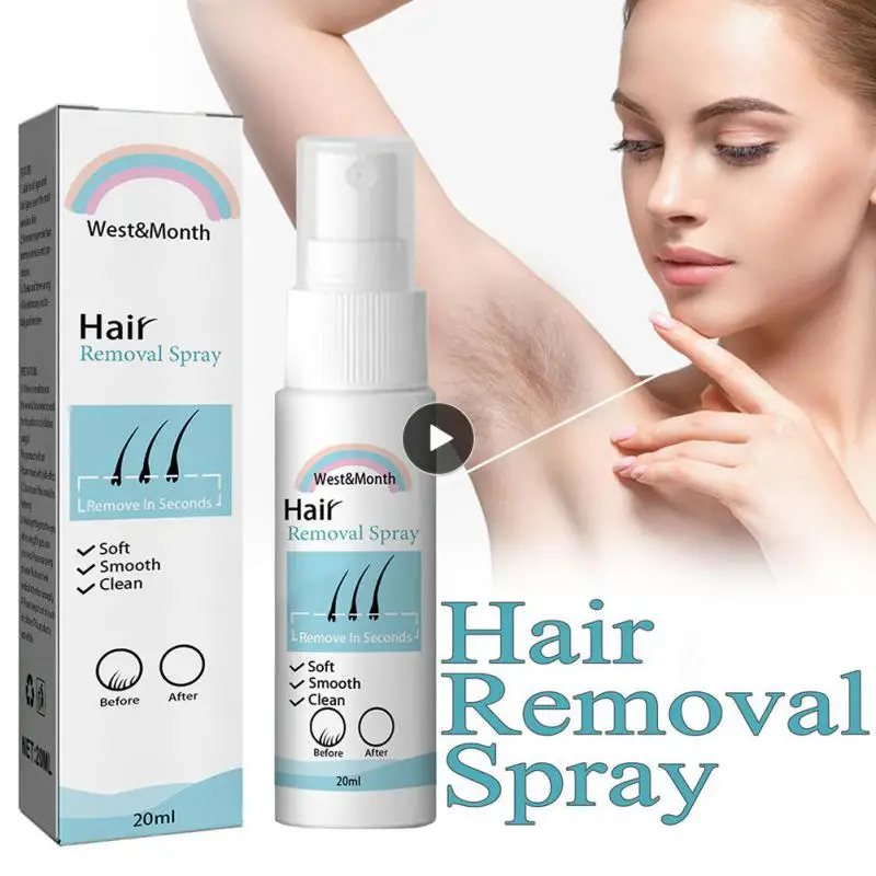 Gentle Hair Removal Mousse Spray Hair Growth Inhibitor Natural Painless