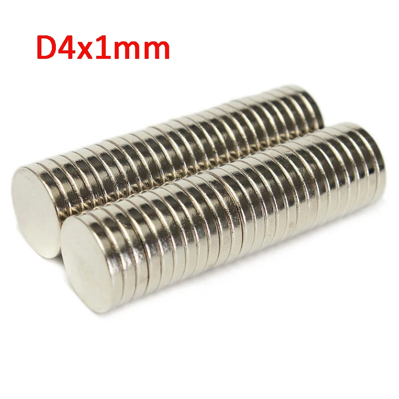 4mm Strong Magnet 4×1 Round Magnets NdFeB Powerful Magnet D4x1mm Rare Earth Neodymium Magnet Search Magnets 4*1mm