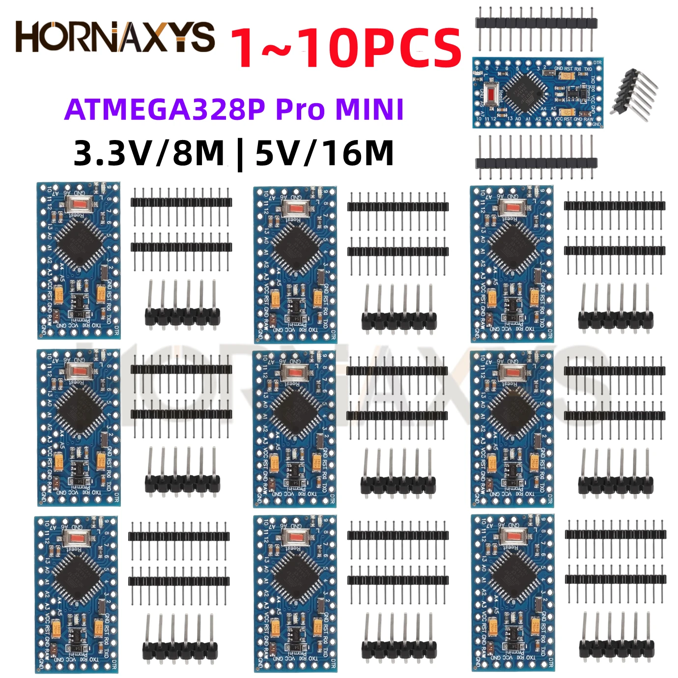 1-10PCS-Pro-Mini-328-Mini-ATMEGA328P-ATMEGA328-Module-5V-16MHz ...