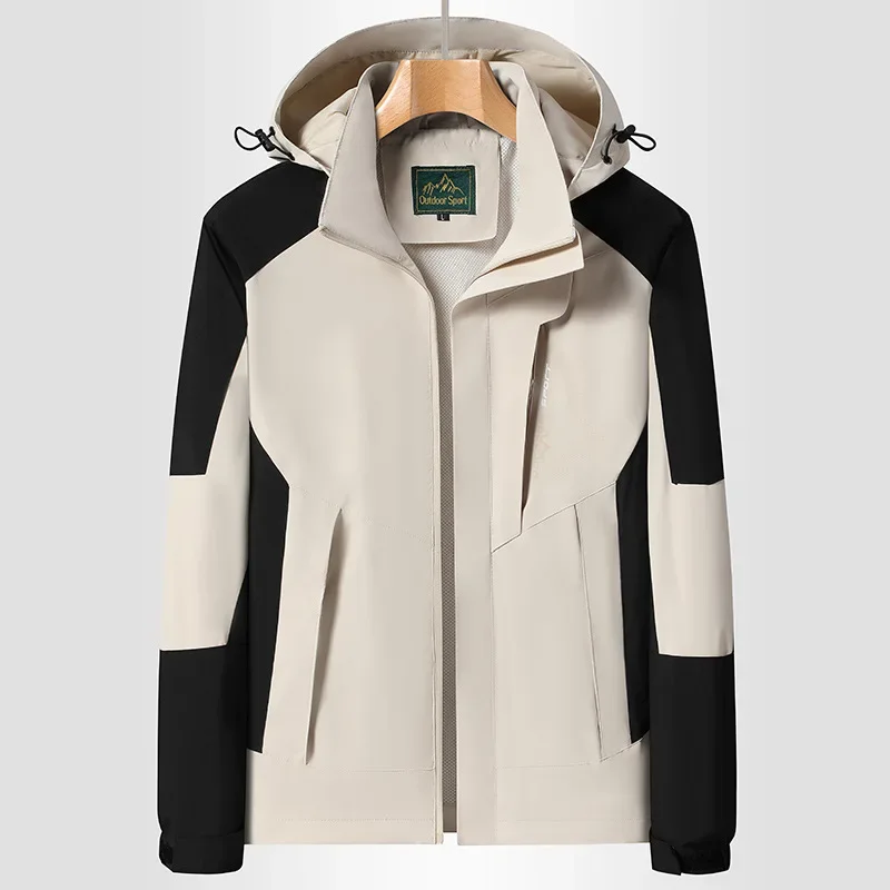 Unisex Waterproof Outdoor Sports Jacket Thin Layer Breathable Spring Autumn Climbing Clothes Windbreaker Single Layer Coat