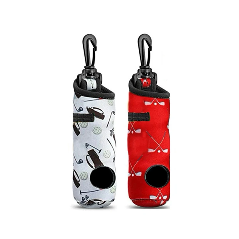 1PC Golf Ball Bag Portable Mini Golf Ball Waist Pack Can Hold 3 3 Nail Storage Pouch Waist Belt Clip Accessories