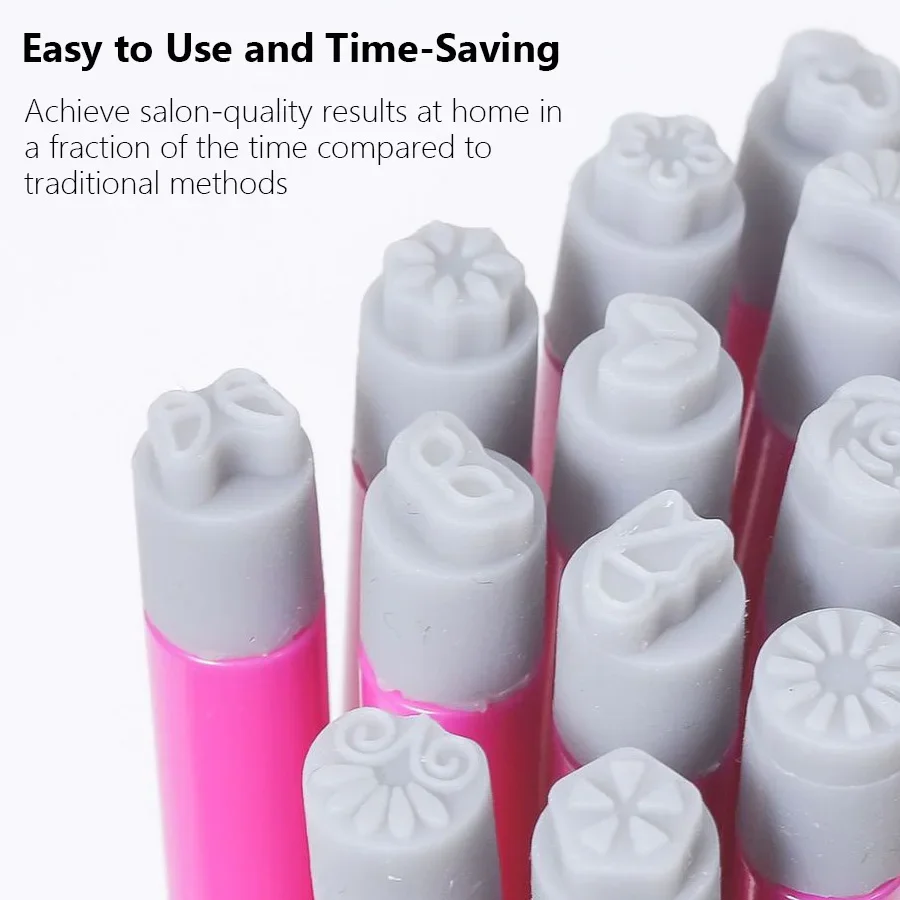 Nail Art Stamp Pen Set 4Pcs/6Pcs Stamper Floral Butterfly Designs Patterns