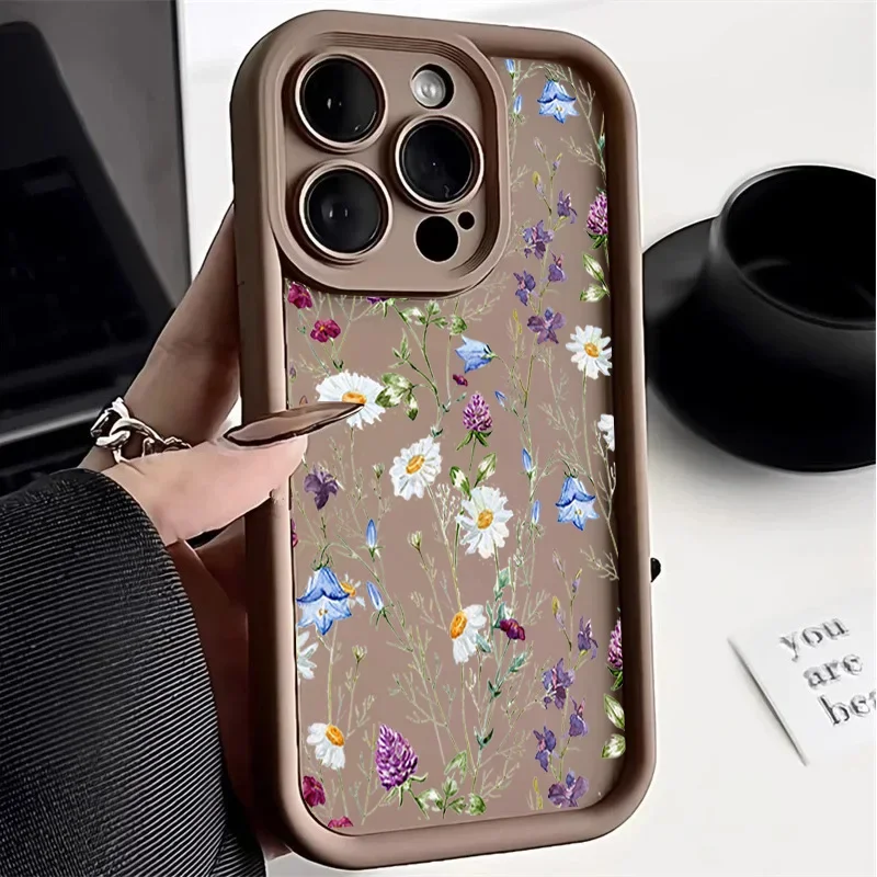 Floral Design Protective Phone Case