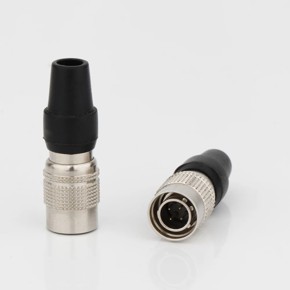 Paar MrSpeakers XLR Balance Male Audio 4-poliger Stecker, vergoldeter Max. Draht: 4,5 mm Steckverbinder, Konverter-Adapter – Detail 3