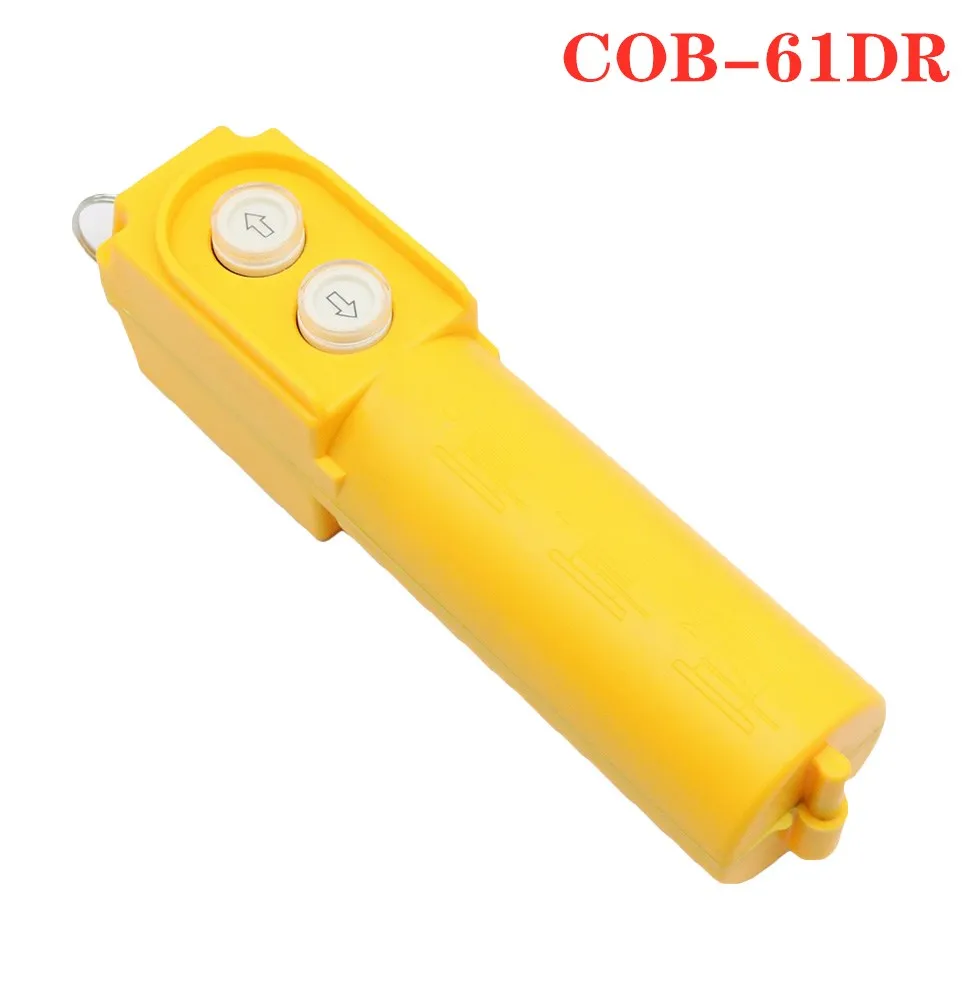 COB-61DR series direct operation rain proof crane control electric hoist up and down switch button with 30UF capacitor