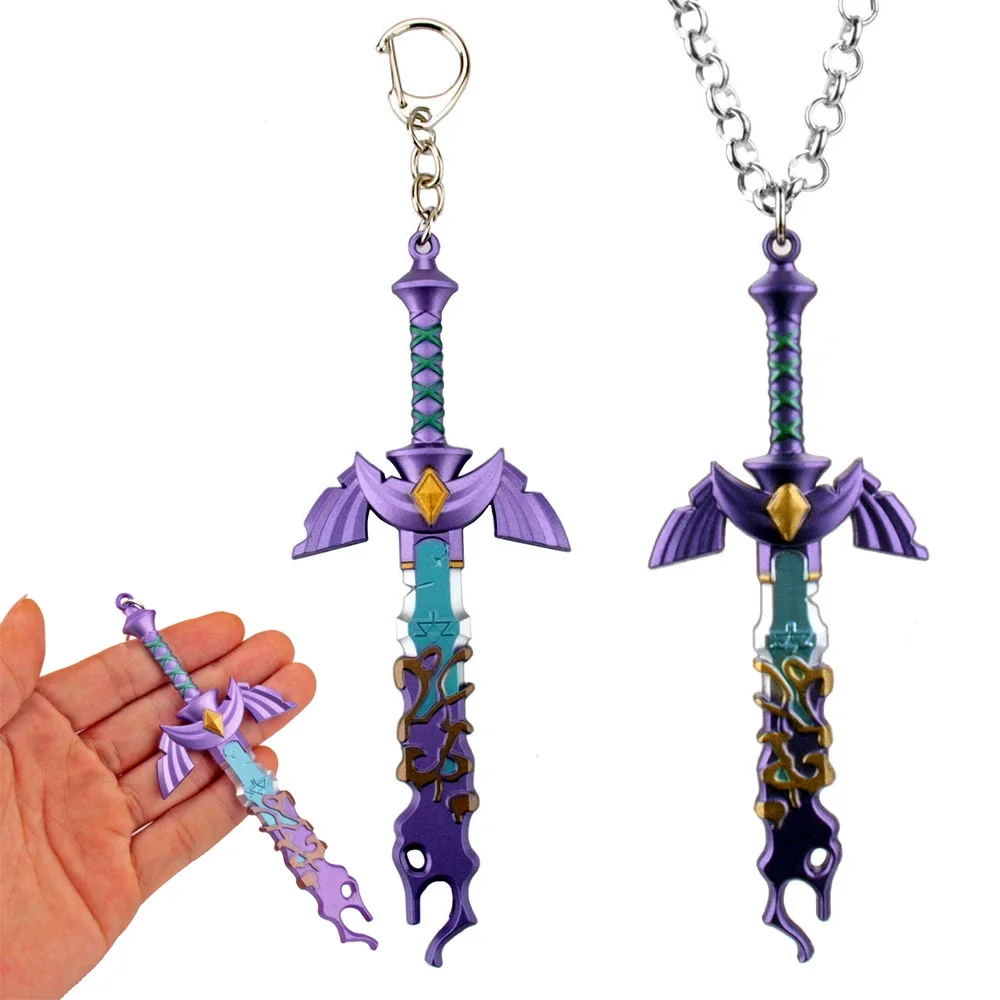Gioco Zelda Link Master Sword Cosplay Collana Portachiavi Unisex Ciondolo In Lega Portachiavi Accessori Portachiavi Gioielli Choker