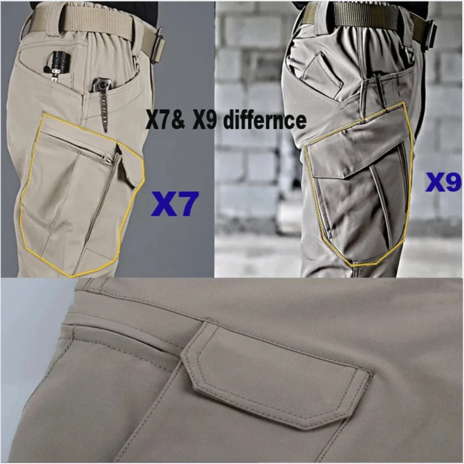 Men's M-5XL Autumn Spring Fall Elastic Camping Hiking Trekking Finshing Hunting Pants Outdoor Cycling Tactical Cargo Trousers