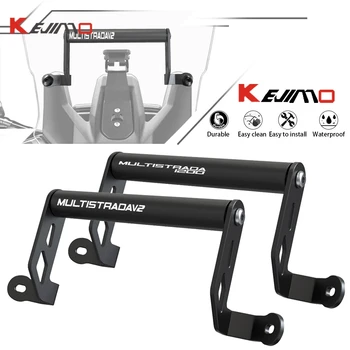 Multistrada1200 Moto Per DUCATI Multistrada 1200 1200S MTS1200 MTS1200S Staffa di Navigazione Del Telefono Mobile GPS Piastra di Supporto
