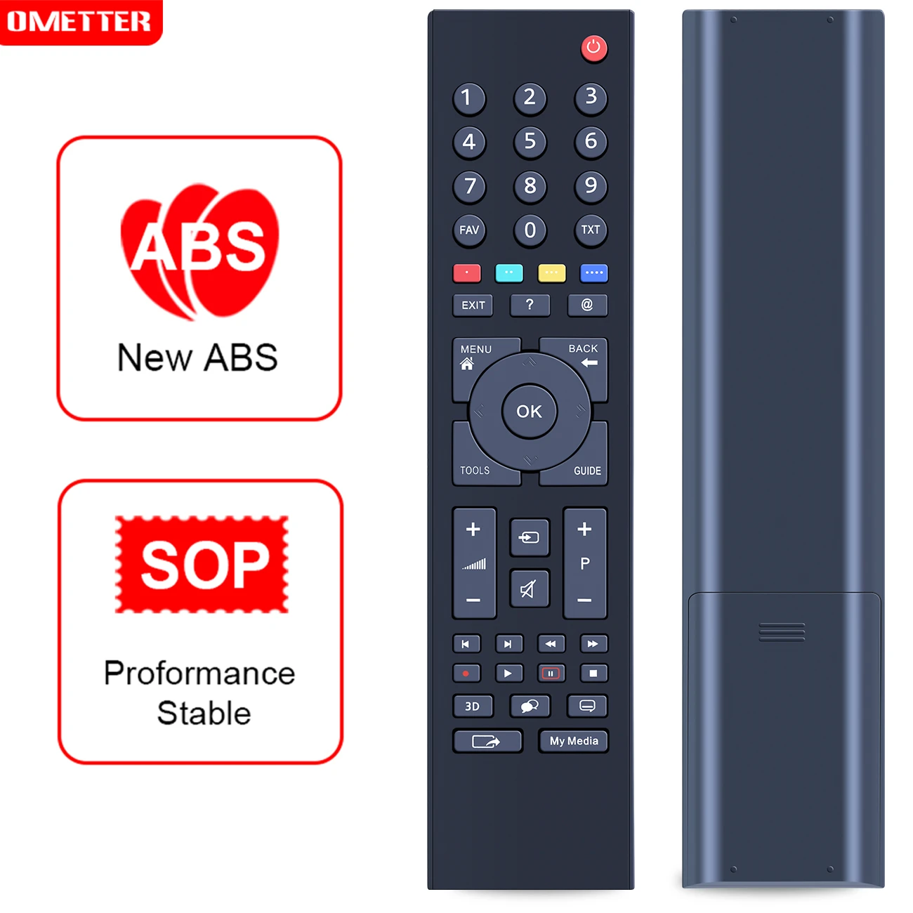 NEW Replacement For Grundig 3D TV Remote control RC3214802/01 TS1187R1