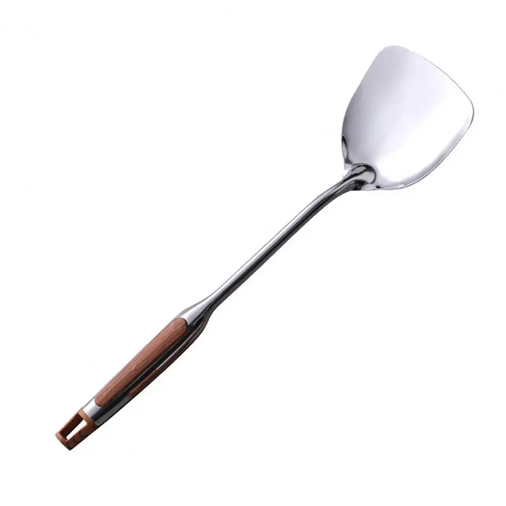 Useful Kitchen Tool Lightweight Spatula Shovel Turner Ladle Anti-corrosion Silver Kitchen Utensil for Dining Room