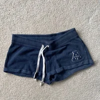 Y2K short d'été décontracté taille basse pour femmes short de style sportif imprimé monogramme brodé pantalon chaud serré Kawaii Streetwear emo 2