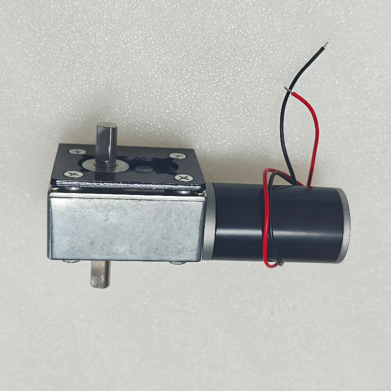 DC Gear Motor 12Vworm gear DC reduction motor 24V self-locking motor 5840-31ZY automatic curtain machine high torque Single/double shaft